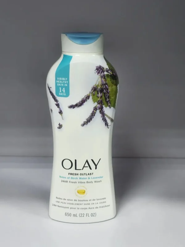 Olay Fresh Outlast Birch Water & Lavender Body Wash